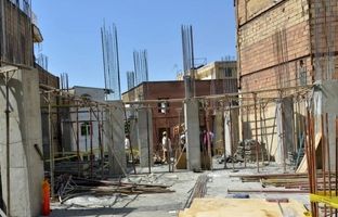 فضای فرهنگی ورزشی گلابدره به سقف سوم رسید