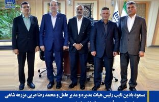 مسعود بادین نایب رییس هیات مدیره و مدیرعامل و محمدرضا عربی مزرعه شاهی به عنوان رییس هیات مدیره بیمه آسیا انتخاب شدند