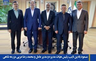 مسعود بادین نایب رییس هیات مدیره و مدیرعامل و محمدرضا عربی مزرعه شاهی به عنوان رییس هیات مدیره بیمه آسیا انتخاب شدند