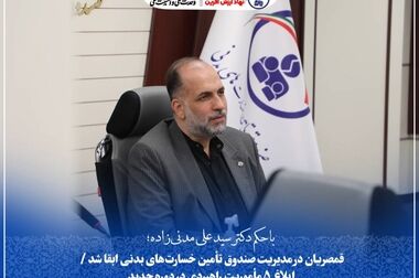 تأیید عملکرد تحولی صندوق تأمین خسارت‌های بدنی به عنوان «سند افتخار نظام» در خدمت‌رسانی به مردم