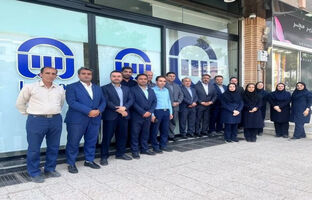 بازدید معاون توسعه سرمایه انسانی و پشتیبانی بیمه آسیا از شعب استان قزوین