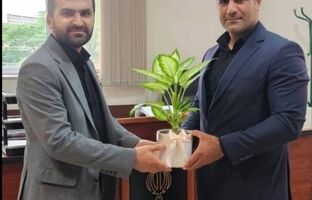 گرامیداشت قوه قضاییه با حضور  مدیر بیمه دی استان گلستان در دادسرای شهرستان گرگان