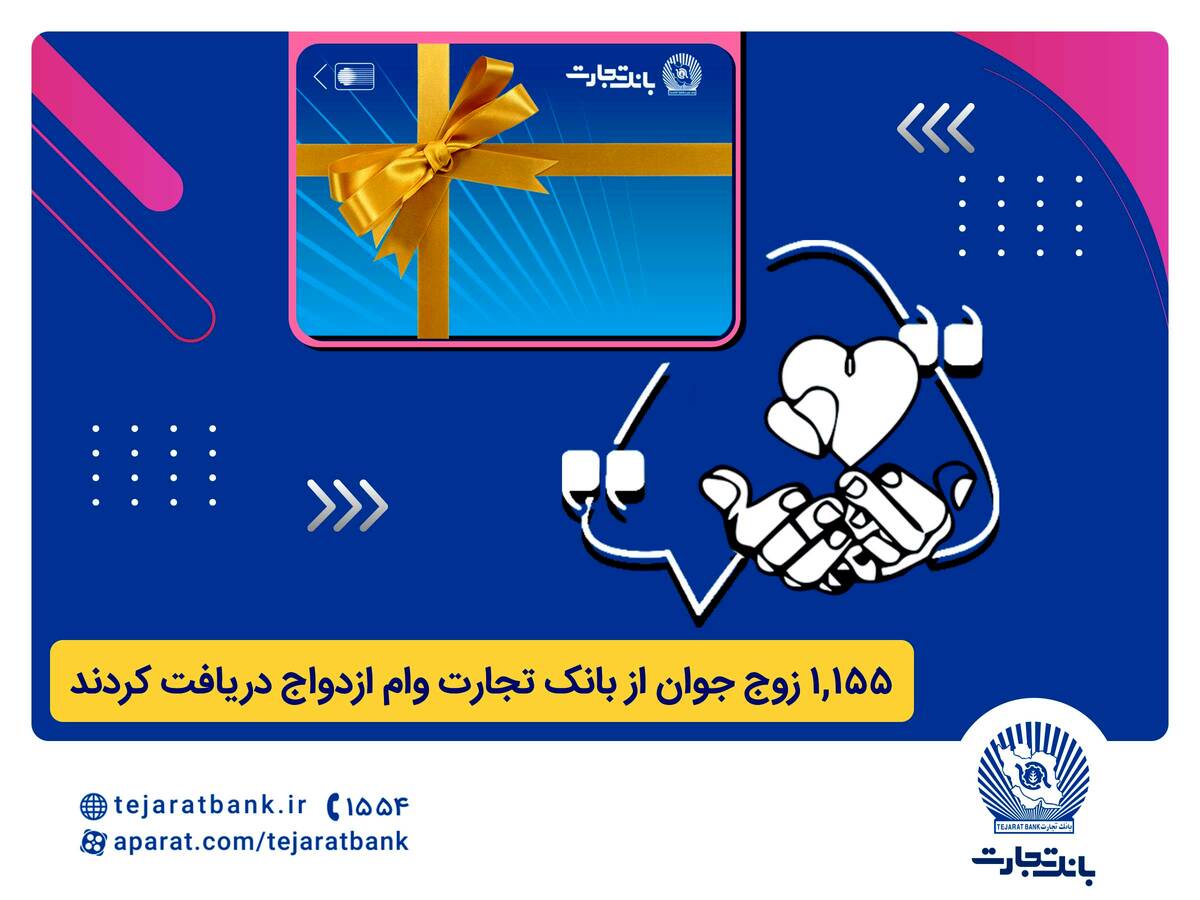 بانک تجارت همچنان پیشتاز در حمایت از جوانان ایرانی