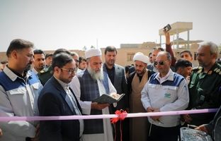 مدرسه شهدای غزه فولاد سنگان افتتاح شد