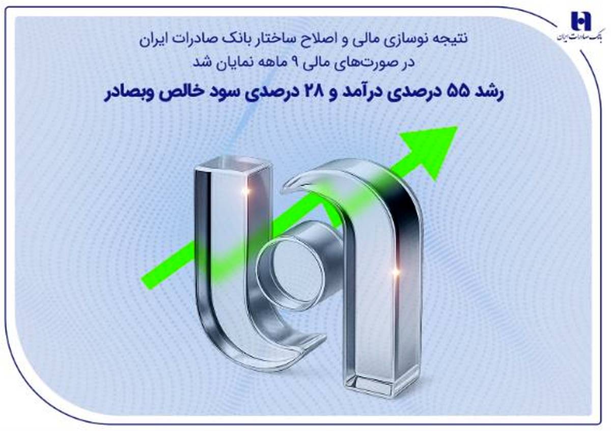 رشد ۵۵ درصدی درآمد و ۲۸ درصدی سود خالص وبصادر