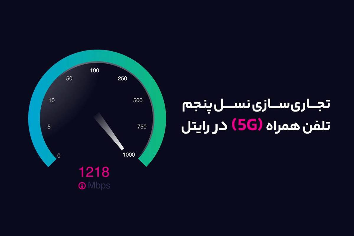 آغاز تجاری‌سازی نسل پنجم تلفن همراه (5G) در رایتل