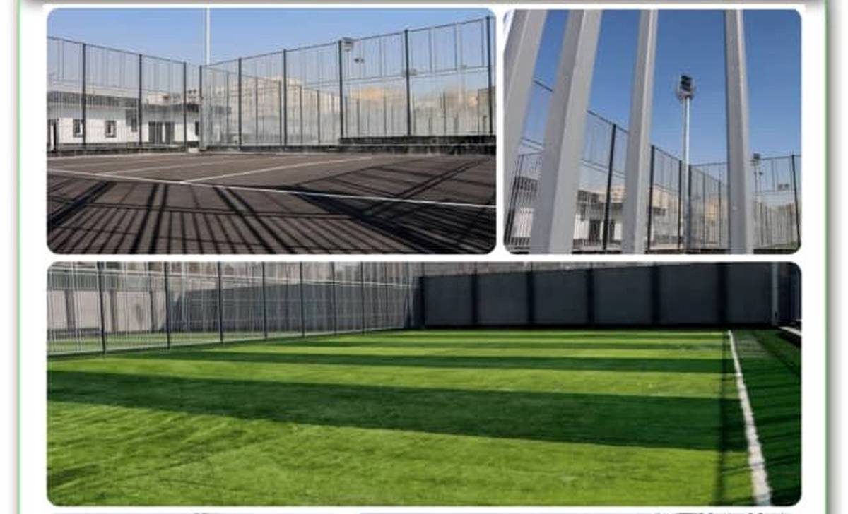 آخرین گام ها تا بهره برداری مجموعه ورزشی روباز حکیمیه