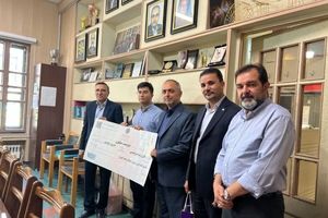 تقدیر بانک ایران‌زمین از دارنده مدال المپیاد جهانی نجوم