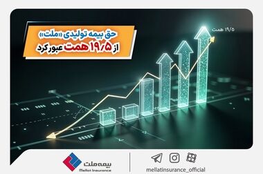 بیمه ملت در سال 1403 بیش از 21 هزار و 400 میلیارد تومان حق بیمه تولید کرد