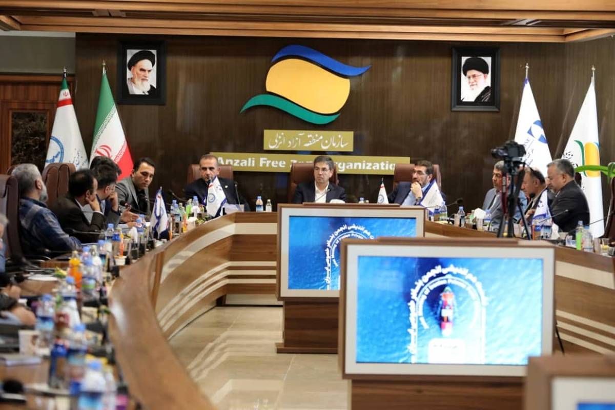 نشست اعضای انجمن بنادر خصوصی ایران در بندر کاسپین