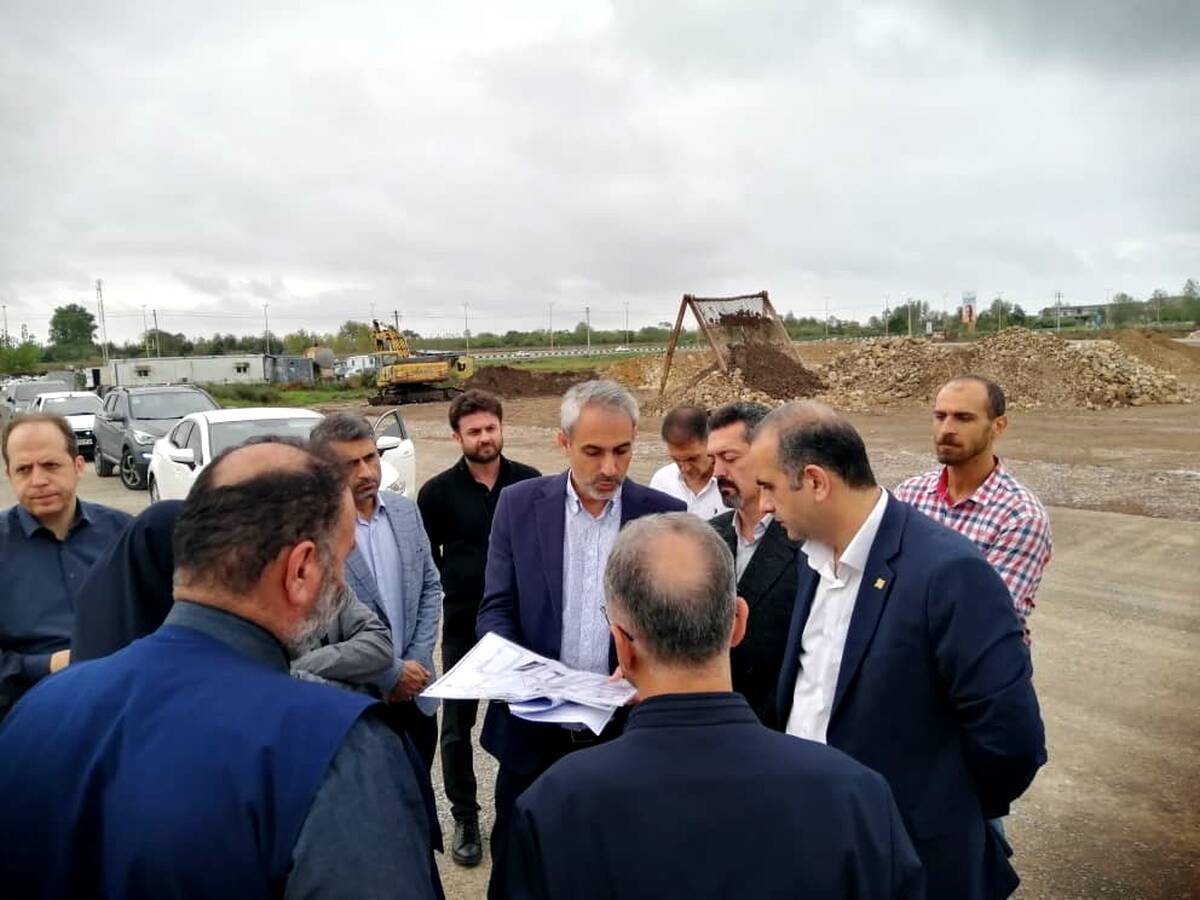 نظارت میدانی مدیرعامل سازمان منطقه آزاد انزلی بر پروژه‌های عمرانی
