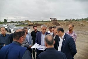 نظارت میدانی مدیرعامل سازمان منطقه آزاد انزلی بر پروژه‌های عمرانی