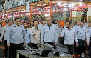 بازدید مدیرعامل گروه خودروسازی سایپا از روند تولید ایدکوپرس و ایران کاوه