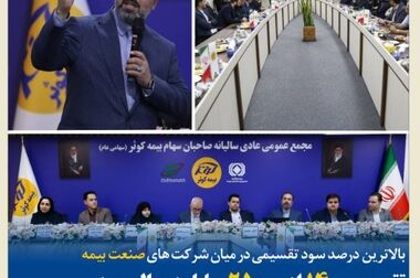 اعلام نرخ سود بیمه‌های زندگی۲۵درصد سود مشارکت بیمه‌های زندگی بیمه کوثر در سال ۱۴۰۳