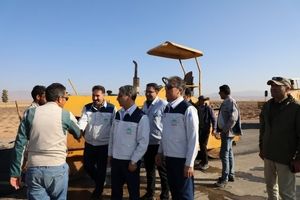 بازدید دکتر رسولیان مدیرعامل فولاد سنگان از پروژه آسفالت جاده خواف- تربت حیدریه