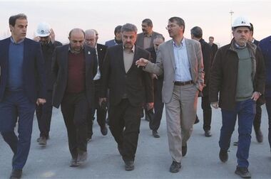 بازدید معاون اول رئیس‌جمهوری از غرفه فولاد مبارکه در نمایشگاه «پیشگامان پیشرفت»