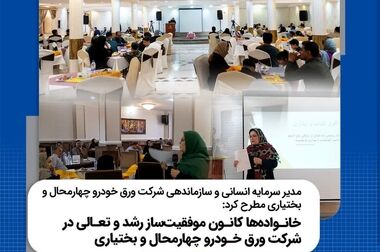 مدیر عامل شرکت ورق خودرو چهارمحال و بختیاری به عنوان کارشناس برتر صنعت فولاد کشور انتخاب گردید
