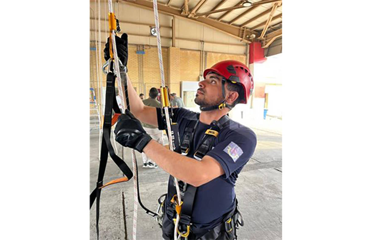  پالایش گاز هویزه مهارت کارکنان در عملیات ارتفاع را ارتقا داد