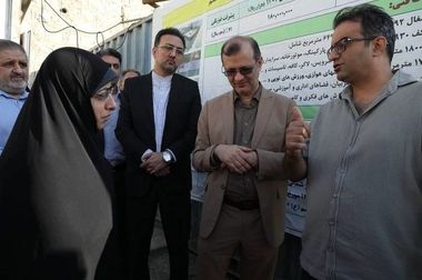 اجرای نقاشی دیواری «طراوت زندگی» در بزرگراه یادگار امام (ره)