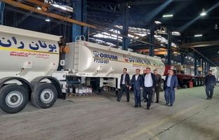 بازدید مدیر استانی بانک صنعت و معدن از مجتمع اروم صنعت سامان؛ تأکید بر حمایت از قطب تریلرسازی کشور
