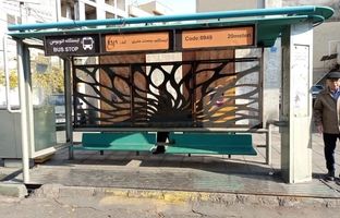 بهسازی ایستگاه‌های اتوبوس منطقه ۱۹