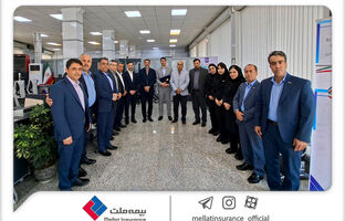 بازدید فرهادی پور و مدیران ارشد از شعب بیمه ملت؛ این بار کرمانشاه میزبان شد