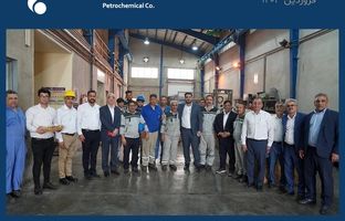 بازدید نوروزی مدیرعامل پتروشیمی مارون از بخش‌های تولیدی و اداری