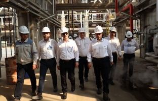 گام های نهایی پیش از افتتاح؛ مدیر عامل شرکت سرمایه گذاری تجاری شستان در بازید از مجتمع پتروشیمی بوشهر