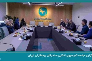 برگزاری جلسه کمیسیون اتکایی سندیکای بیمه‌گران ایران