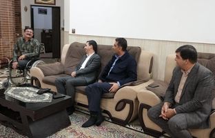 دیدار مدیرعامل چادرملو با دو جانباز سرافراز جنگ تحمیلی