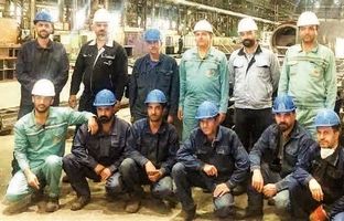 ساخت ریل سگمنت‌های ماشین ریخته‌گری شماره ۵ فولاد مبارکه