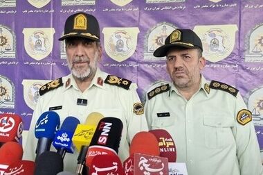 کاهش ۵ درصدی تخلفات مربوط به اتباع/ ۱۹.۸ درصد جرائم کشور در تهران رخ می‌دهد