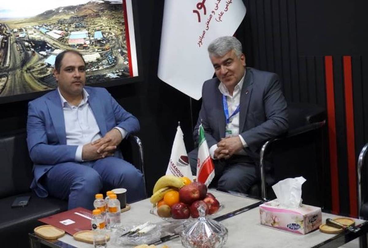 بازدید مدیر کل دفتر نظارت بر وزارت صمت از غرفه صبانور