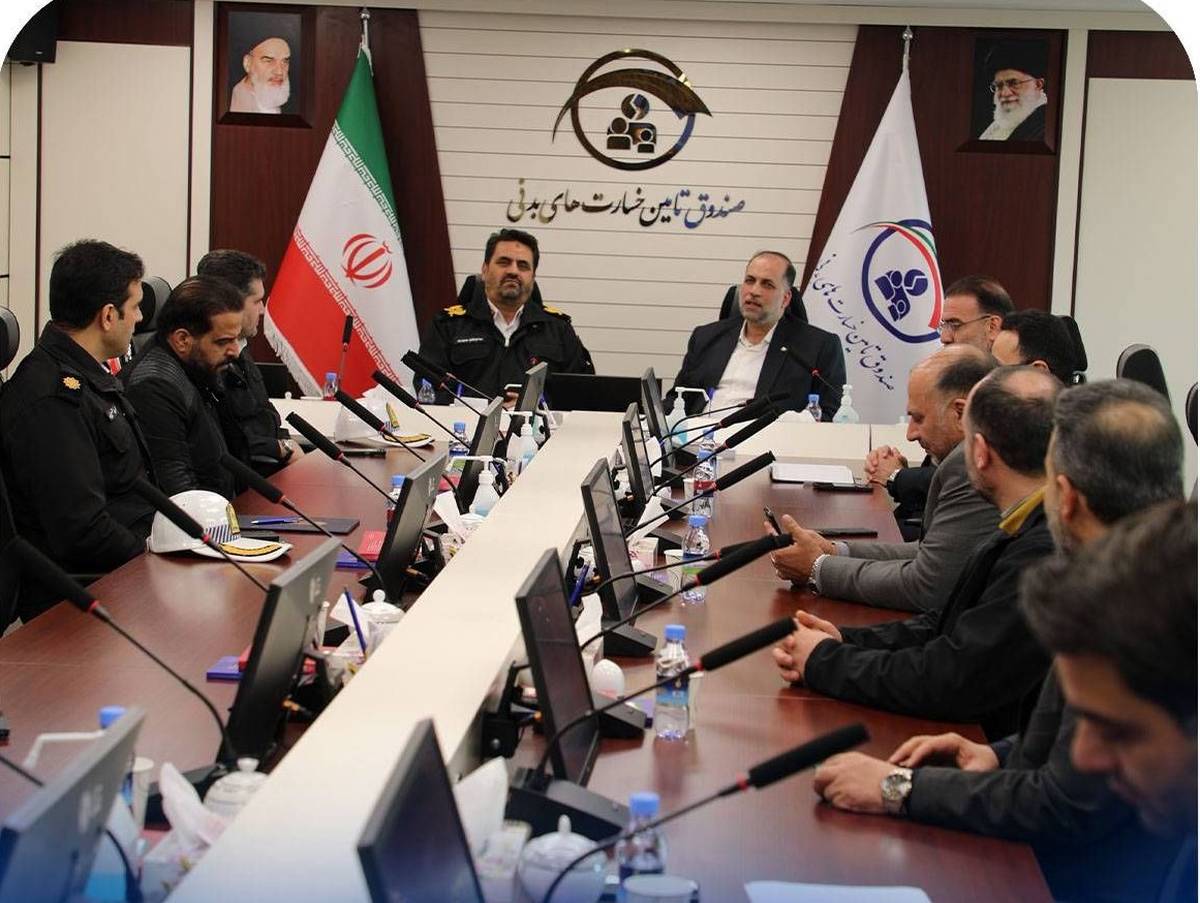 دیدار رییس پلیس راهور تهران بزرگ با مدیر صندوق تامین خسارت‌های بدنی