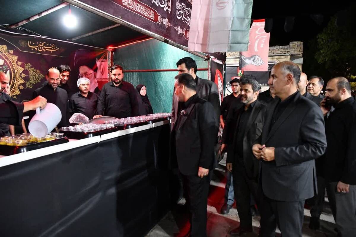 قدردانی معاون توسعه مدیریت و منابع وزارت اقتصاد از موکب بیمه ایران در مراسم تدفین امام شهید در مشهد