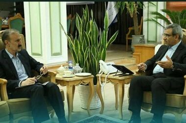 دیدار رئیس دانشگاه نیشابور با سرپرست فولاد خراسان