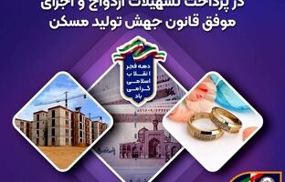 جهش ۳۵ درصدی بانک سپه در پرداخت تسهیلات ازدواج و اجرای موفق قانون جهش تولید مسکن