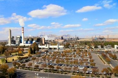 خط بخار اختصاصی کوره بلند یک ذوب آهن اصفهان احداث شد