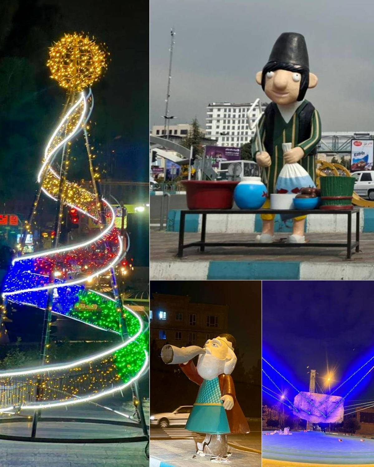  از نصب ۵۰ المان نوروزی تا رنگ آمیزی ۱۲۰ کیلومتر جدول در منطقه ۵