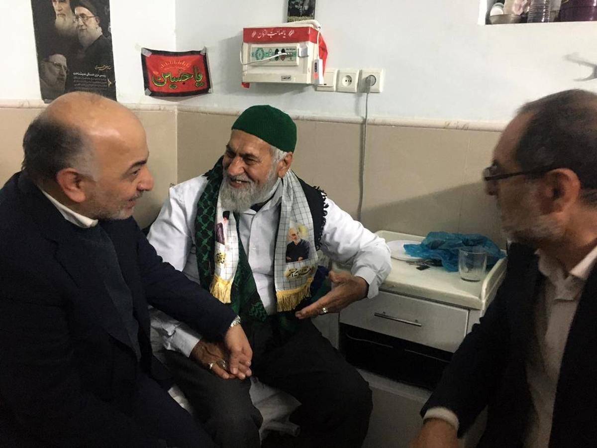 مدیرعامل بیمه دی به دیدار جانبازان مرکز امام علی (ع) ساری رفت