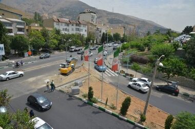 انجام ایمن‌سازی پل تقاطع چمران - یمن بدون توقف ترافیکی