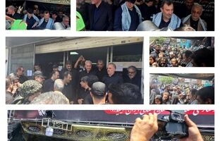 پذیرایی مدیران ارشد ایمیدرو، ایمپاسکو و شرکت ملی فولاد از زائران بدرقه رهبر شهید ایران