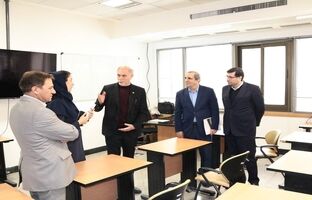 بازدید مشاور وزیر صمت از کانون ارزیابی هزار مدیر حرفه‌ای درسازمان مدیریت صنعتی