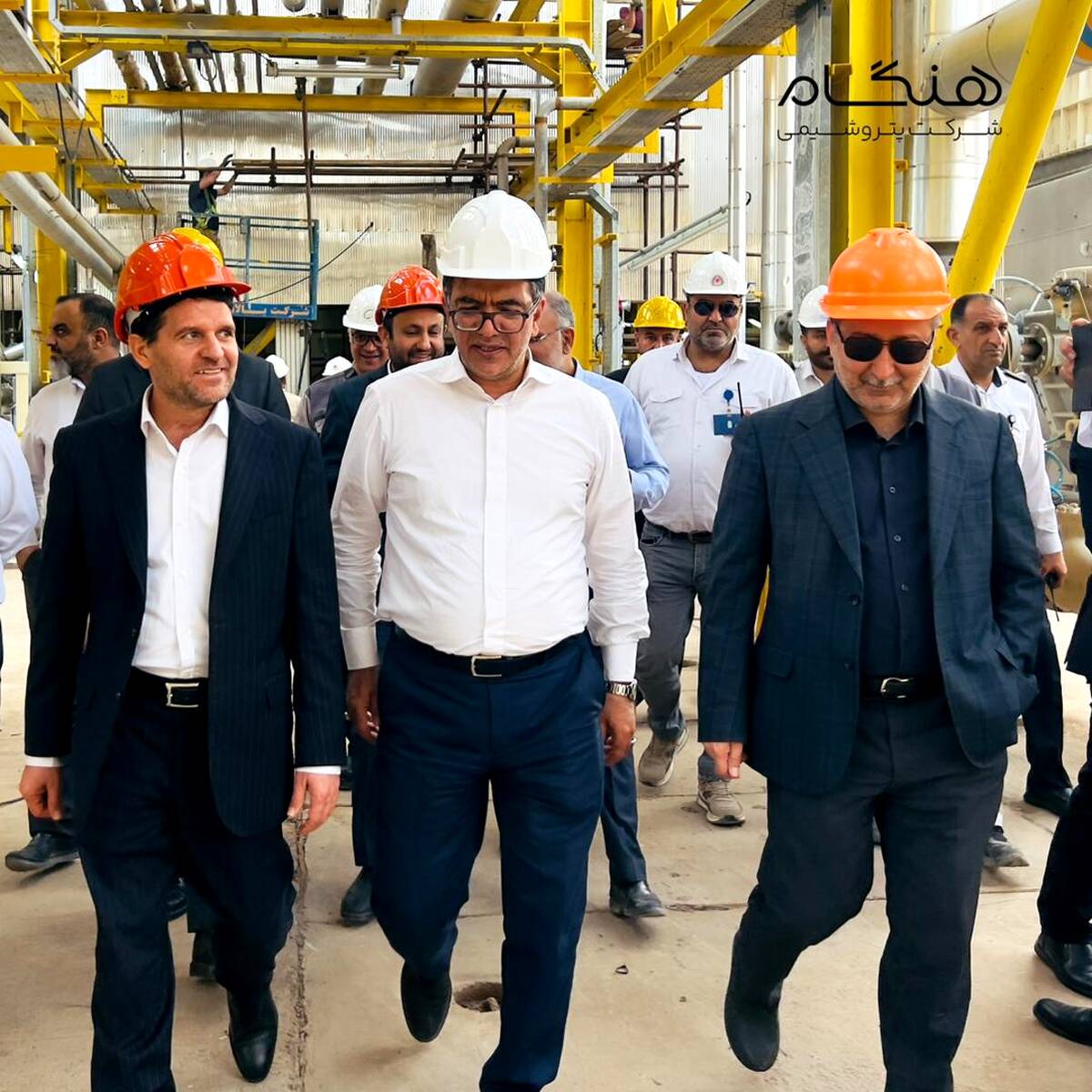 بازدید مدیر عامل شرکت ملی صنایع پتروشیمی از هنگام
