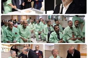دیدار مدیرعامل بیمه دی با جانبازان بیمارستان صدر همزمان با بزرگداشت روز جانباز