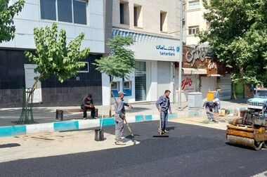 روشنایی و تعریض جاده لشگرک؛ گامی موثردر ایمن‌سازی معابر شمال شرق تهران