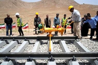 راه آهن میانه-اردبیل روی ریل ذوب آهن اصفهان به ایستگاه پایان رسید