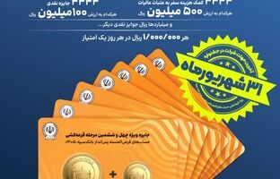 ۳۱ شهریورماه؛ آخرین مهلت شرکت در جشنواره بزرگ قرعه­ کشی حساب‌های قرض‌الحسنه پس‌انداز بانک سپه