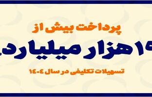 پرداخت بیش از ۱۹ هزار میلیارد ریال تسهیلات تکلیفی در سال ۱۴۰۴