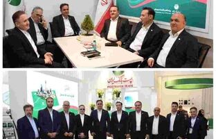 حضور مدیران شعب استان‌های خوزستان، قزوین، آذربایجان شرقی و منطقه غرب تهران در غرفه پست‌بانک ایران در نمایشگاه الکامپ